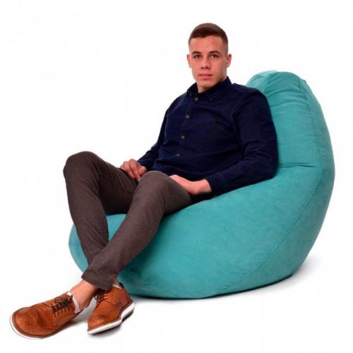 Крісло Мішок Груша Велюр 150х100 Студія Комфорту Великий бірюзовий Крісло Мішок Груша Велюр 150х100 Студія Комфорту Великий бірюзовий