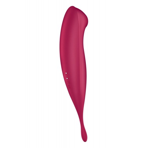 Смарт-вібратор для клітора з вакуумною стимуляцією Satisfyer Twirling Pro+ dark red в інтернет супермаркеті PbayMarket!