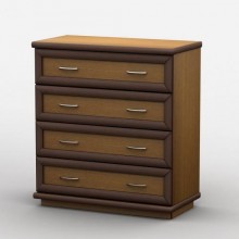 Комод Тиса Мебель АКМ-8 1 Лісовий горіх 75x45x75 см