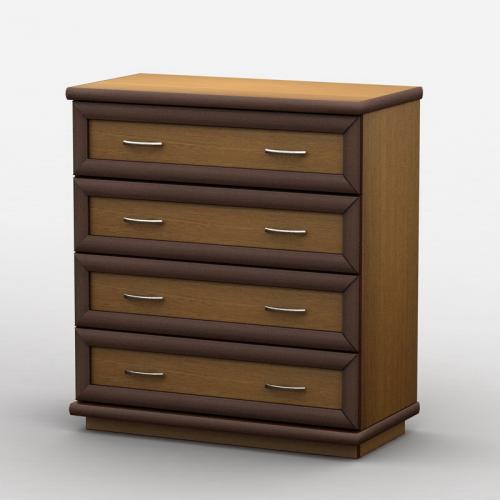 Комод Тиса Мебель АКМ-8 1 Лісовий горіх 75x45x75 см Комод Тиса Мебель АКМ-8 1 Лісовий горіх 75x45x75 см