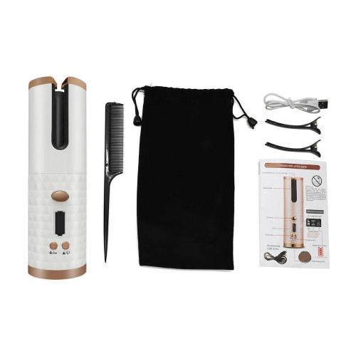 Бездротова плойка для завивки волосся UKC Hair Curler 5200мАч Білий Бездротова плойка для завивки волосся UKC Hair Curler 5200мАч Білий