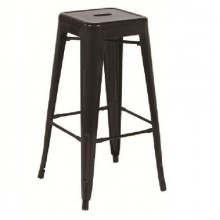 Табурет барний SDM Толікс Вуд 77 см матовий Чорний (hub_xdtb2f)