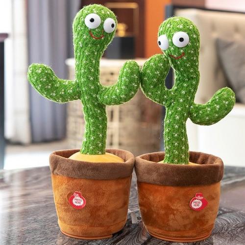 Інтерактивний плюшевий танцюючий кактус Funny Toys Dancing Light Cactus з різнобарвним підсвічуванням Інтерактивний плюшевий танцюючий кактус Funny Toys Dancing Light Cactus з різнобарвним підсвічуванням