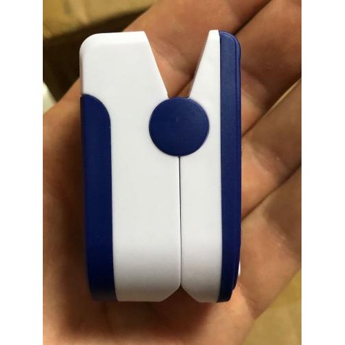 Пульсоксиметр Fingertip Pulse Oximeter 1 шт Синій (0224)