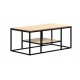 Кавовий журнальний столик у стилі Loft NS-504 530x1200x640 мм Черный