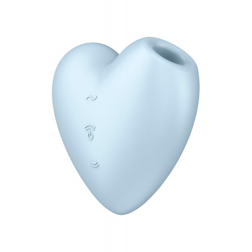 Вакуумний стимулятор-серце з вібрацією Satisfyer Cutie Heart Blue в інтернет супермаркеті PbayMarket!