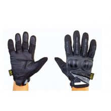 Тактичні рукавички з закритими пальцями і посилив. протектор MECHANIX MPACT 3 BC-4923 чорний (M) (SKL1076)