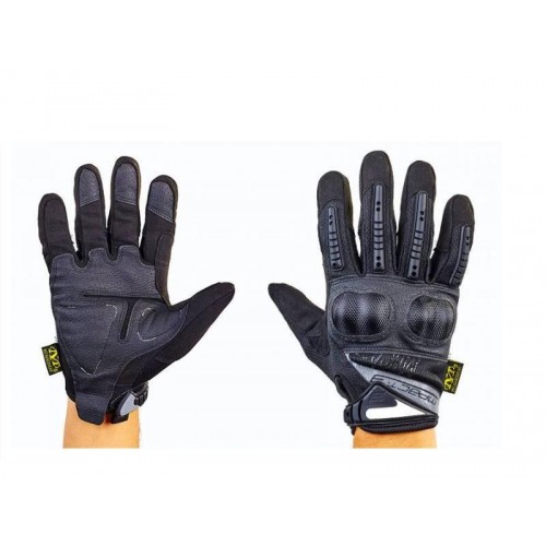Тактичні рукавички з закритими пальцями і посилив. протектор MECHANIX MPACT 3 BC-4923 чорний (M) (SKL1076) в інтернет супермаркеті PbayMarket!