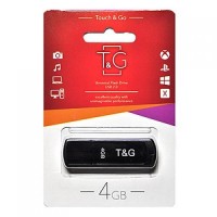 Флеш-накопичувач USB 4GB T&G 011 Classic Series Black (TG011-4GBBK)