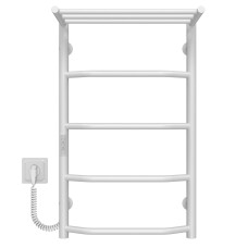 Рушникосушарка електрична Трапеція з полицею П5 400х700 Deffi Білий WD03 (C.TP.70.40.5.E.W.L.3)