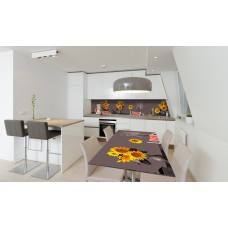 Наклейка вінілова на стіл Zatarga «Соняшники Кавуни» 650х1200 мм Z180370/1st