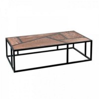 Кавовий журнальний столик у стилі Loft NS-644 380x1300x650 мм Черный Кавовий журнальний столик у стилі Loft NS-644 380x1300x650 мм Черный