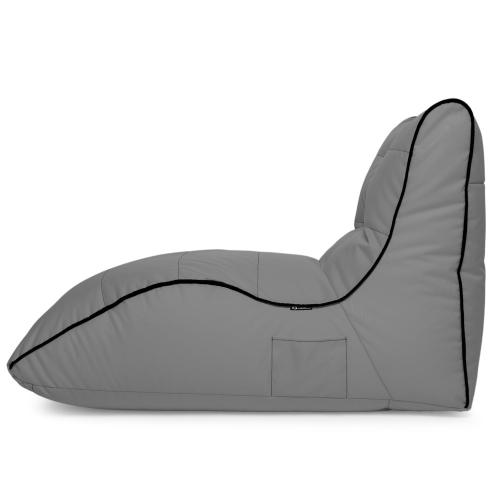 Крісло Мішок Лежак Оксфорд 80х125 Студія Комфорту Сірий