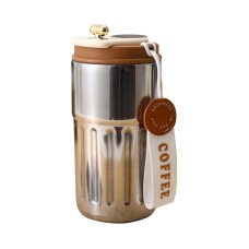 Термочашка з датчиком температури YIWU Coffee 500 мл Коричневий (HP-14-10BR)