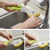 Багатофункціональна щітка з дозатором для миття посуду Automatic Liquid Cleaning Brush DMZ-8890 (WN-19)