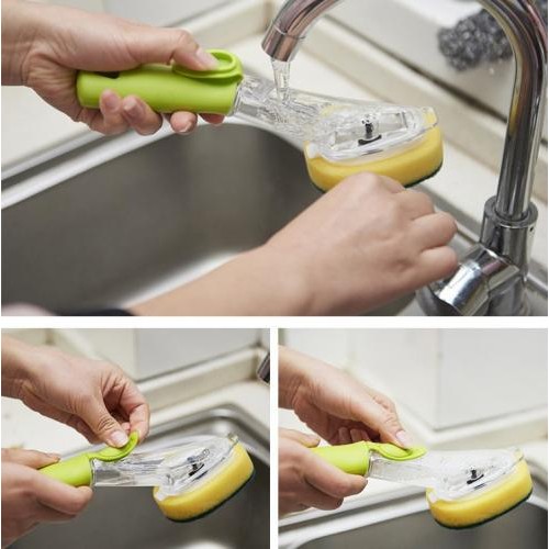 Багатофункціональна щітка з дозатором для миття посуду Automatic Liquid Cleaning Brush DMZ-8890 (WN-19) Багатофункціональна щітка з дозатором для миття посуду Automatic Liquid Cleaning Brush DMZ-8890 (WN-19)