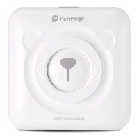 Портативний bluetooth термопринтер для смартфона PeriPage A6, білий