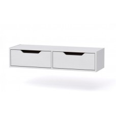 Навісне трюмо Компанит 11 100х33х22 см Альба білий