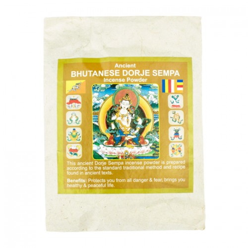 Пахощі Бутанські Hand Made Порошкові Санг Dorje Sempa 80 г 15x11,5x2 см (26822) в інтернет супермаркеті PbayMarket!