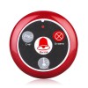 Система виклику офіціанта бездротова з чорним годинником - пейджером Retekess TD108 + 5 червоних кнопок (з кнопкою КАЛЬЯН) (100760) в інтернет супермаркеті PbayMarket!