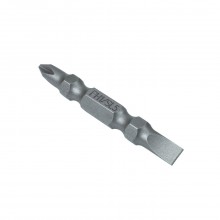 Біта двостороння Polax сталева 50 мм PH1-SL5 1/4, 10 шт (51-085)