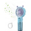 Ручний міні-вентилятор Mini Fan 6618 Блакитний (30151446А)