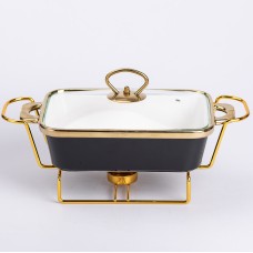 Мармітниця YIWU 1 л Чорно-білий (HTJ-1001)