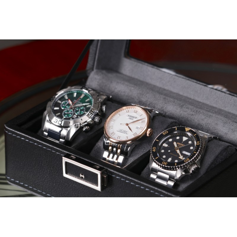 Скринька для зберігання годинників Salvadore Чорний CR/150/3.BG