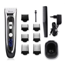 Машинка для стрижки волосся Surker RFC-688B Чорно-сріблястий (2230074826)