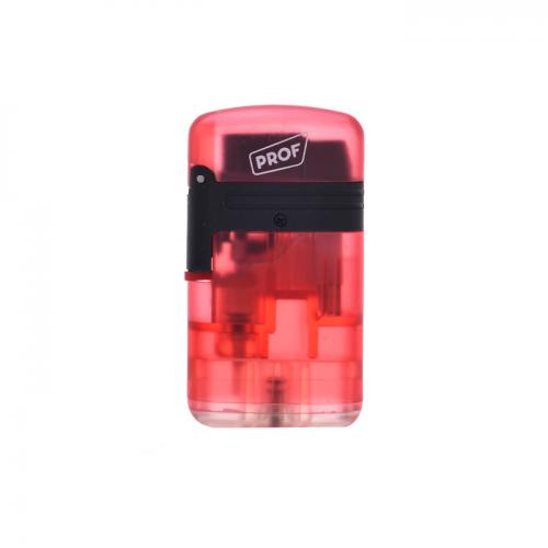 Запальничка газова 2 турбо Prof Double Jet Flame Transparent Червона (40803728RED) Запальничка газова 2 турбо Prof Double Jet Flame Transparent Червона (40803728RED)