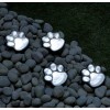 Вуличний автономний світильник на сонячній батареї LED Solar Paw Print Lights DL49 із захистом від вологи As-seen-on-tv Чорний
