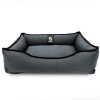 Лежак ліжко для собак та котів EGO Bosyak Рогожка S 65x55 Сірий (спальне місце для собак та котів)
