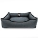 Лежак ліжко для собак та котів EGO Bosyak Рогожка S 65x55 Сірий (спальне місце для собак та котів)