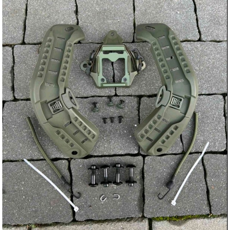 Кріплення рейкове GoPro NVG Mich2000 19.5x6.5 см Оливковий (2457110458)