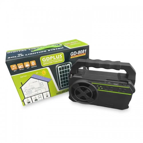 Ручний ліхтар з повербанком GDPlus GD-8081 4600 мА/год FM-радіо/MP3-плеєр/Bluetooth (1990736329)