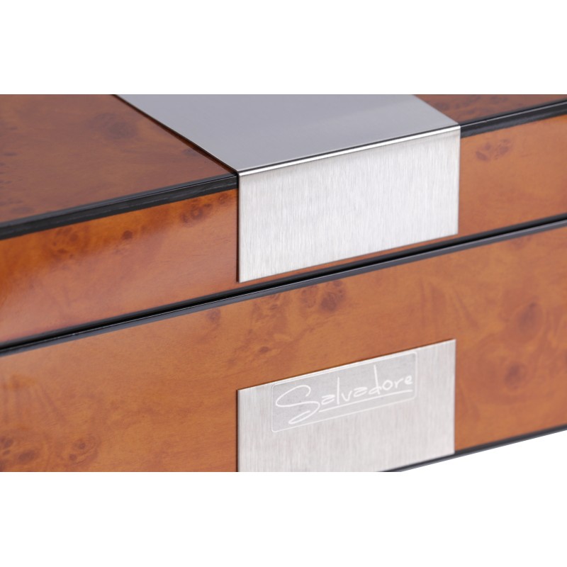 Скринька для зберігання годинників Salvadore WB/2022/8.BURL Brown