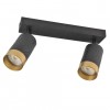 Спот Polux Arras 5.5x26x16.5 см Чорно-золотистий (Pol323545)