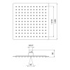 Лійка Для Верхнього Душа Lidz (Crm)- 51 10 104 25