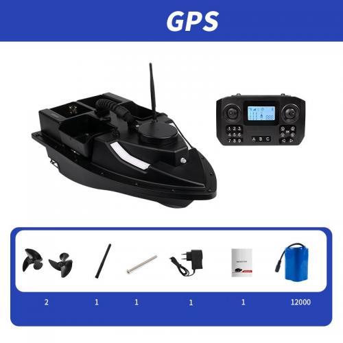 Кораблик на радіокеруванні для завезення підгодовування та снастей GPS R5 100 точок Чорний (Н051172) Кораблик на радіокеруванні для завезення підгодовування та снастей GPS R5 100 точок Чорний (Н051172)
