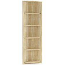 Стелаж кутовий Меблі Сервіс Валенсія 520/520 дуб самоа