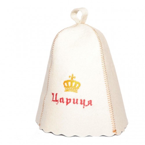 Банна шапка Luxyart Цариця натуральна повсть Біла (LС-40) в інтернет супермаркеті PbayMarket!
