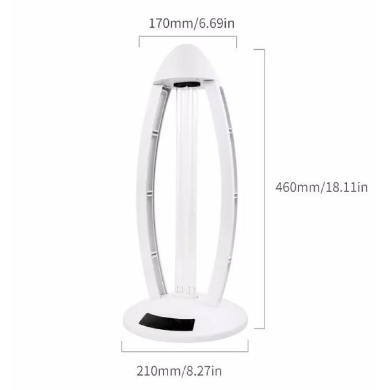 Кварцова лампа бактерицидна озонова No Brand 38W