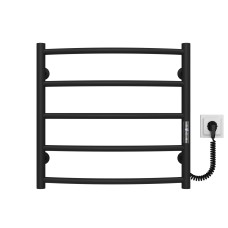 Рушникосушарка електрична Класік П5 500х500 Deffi Чорний JD03 (C.DK.50.50.5.E.B.R.1)