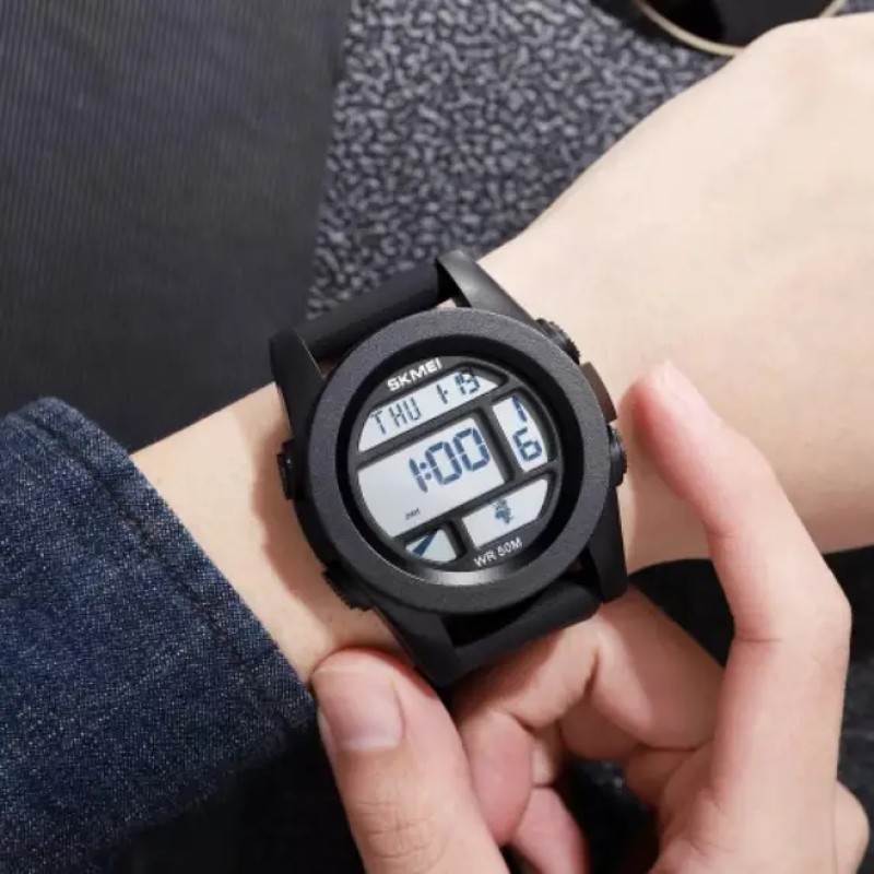 Чоловічий спортивний годинник Skmei 1906 Чорний