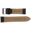 Ремінець для годинника Mykhail Ikhtyar шкіряний 22 мм Темно-коричневий (S509-22S dark brown)