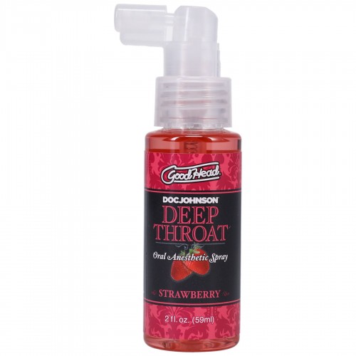 Спрей для мінету Doc Johnson GoodHead DeepThroat Spray - Sweet Strawberry 59 мл для глибокого мінету в інтернет супермаркеті PbayMarket!