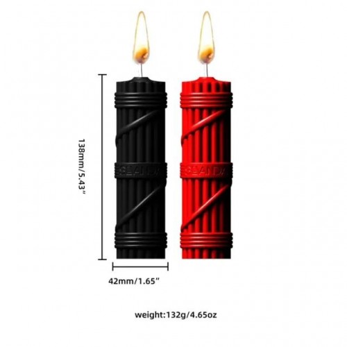 Свічки для BDSM LOCKINK SEVANDA Fetish Drip Candles Set 2 шт