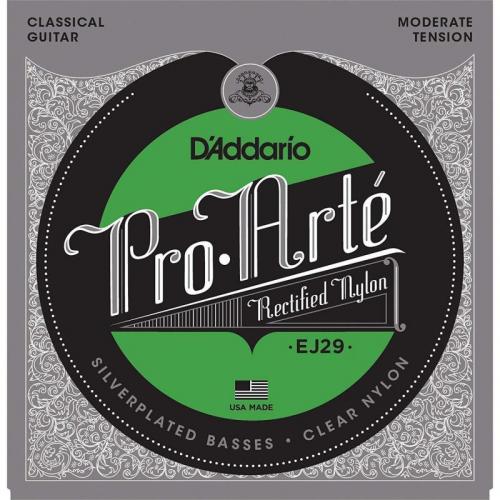 Струни для класичної гітари D'Addario EJ29 Classic Rectified Trebles Moderate Tension Струни для класичної гітари D'Addario EJ29 Classic Rectified Trebles Moderate Tension