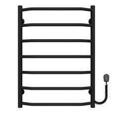 Рушникосушарка електрична Трапеція П7 500х700 Deffi Чорний EF16 (C.TR.70.50.7.E.B.R.5)