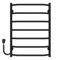 Рушникосушарка електрична Трапеція П7 500х700 Deffi Чорний EF16 (D.TR.70.50.7.E.B.L.5)